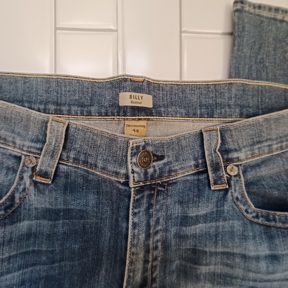 True Religion Men's Billy Bootcut Jeans Flap Pockets Size 44X33 New With Tags - Picture 6 of 6